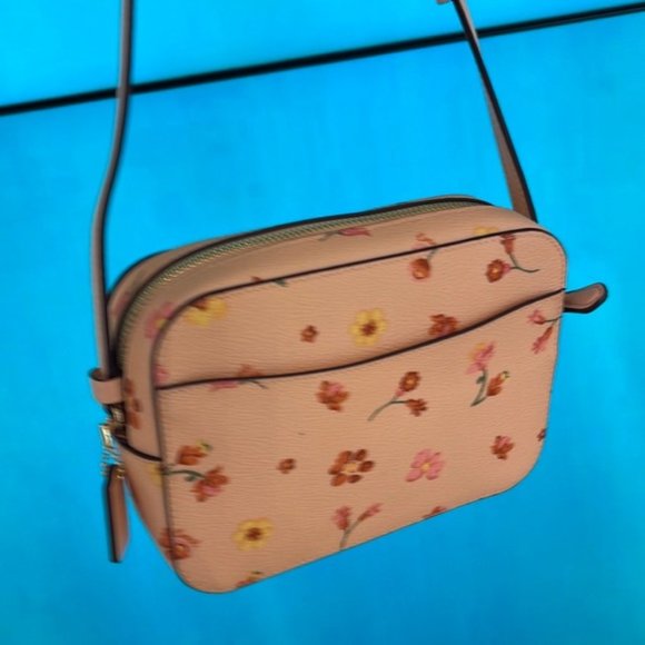 Coach c8699 Mini Camera Bag With Mystical Floral Print c8699 Faded Blush Multi - Picture 7 of 16